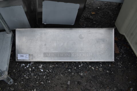 Stainless Steel Commercial Wall Mount Shelf.