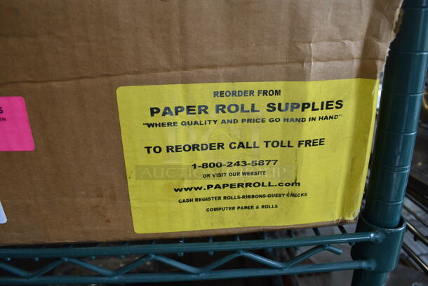 ALL ONE MONEY! Lot of 3 Boxes of Receipt Paper Rolls! - Image 5 of 5