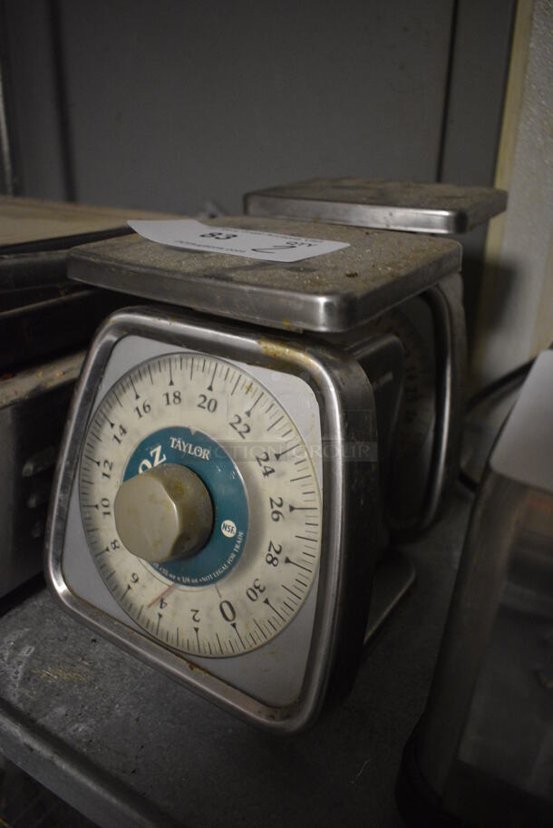2 Taylor Metal Countertop Food Portioning Scale. 7x7x8. 2 Times Your Bid! (kitchen) - Image 2 of 3