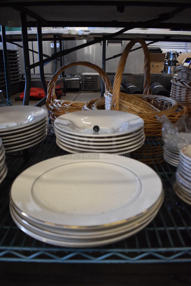 ALL ONE MONEY! Tier Lot of Various Items Including Ceramic Plates - Image 5 of 8
