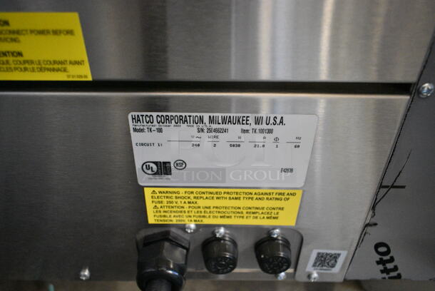 BRAND NEW SCRATCH AND DENT! Hatco TK-100 Stainless Steel Toast King Vertical Conveyor Toaster - 1 1/4" Capacity. 240 Volts, 1 Phase.  - Image 5 of 5