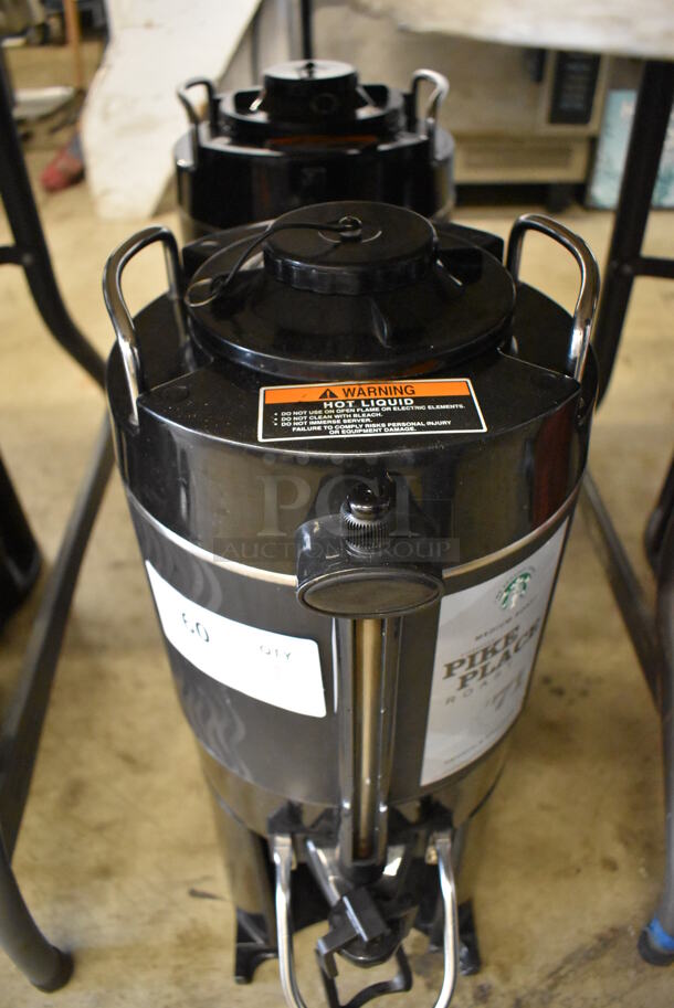 2 Black Poly Coffee Satellite Dispensers. 9.5x13x22.5. 2 Times Your Bid! - Image 3 of 6