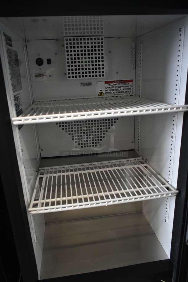 2024 True GDM-06-34-HC Metal Commercial Single Door Mini Cooler Merchandiser w/ Poly Coated Racks. 115 Volts, 1 Phase. Tested and Working! - Image 4 of 5