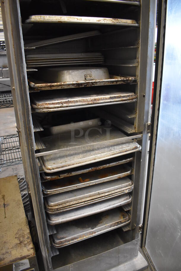 Wilder Metal Commercial Enclosed Pan Rack w/ Various Baking Sheets. 24.5x30x65 - Image 5 of 6