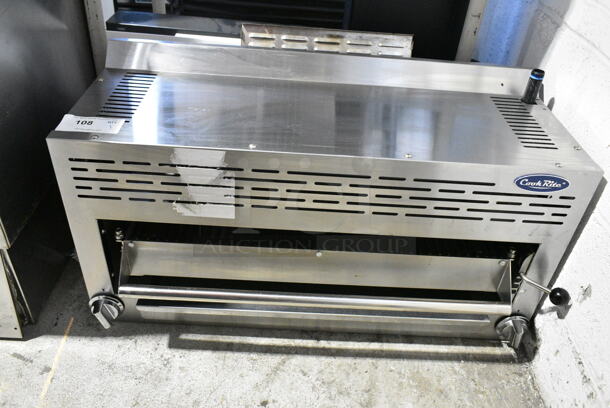 Cook Rite Stainless Steel Commercial Natural Gas Powered Cheese Melter. - Image 1 of 7
