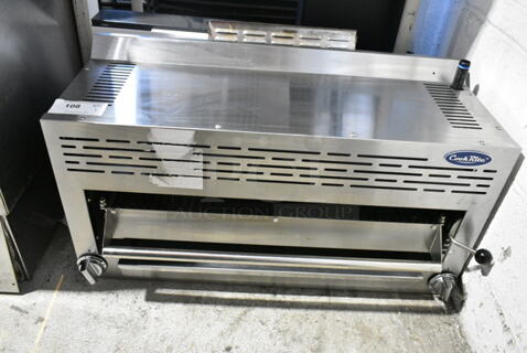 Cook Rite Stainless Steel Commercial Natural Gas Powered Cheese Melter.