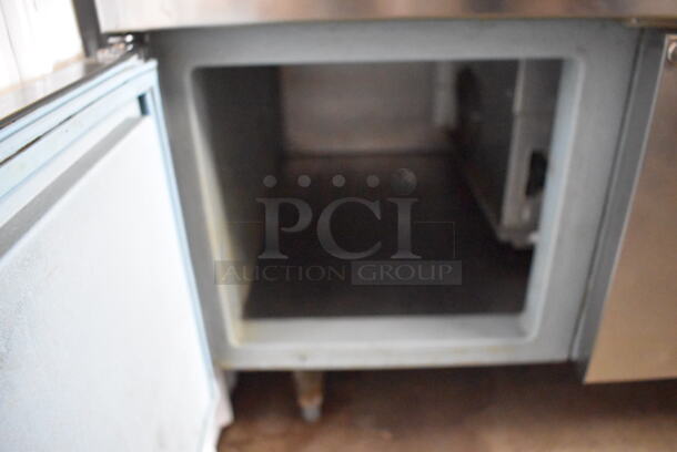 Delfield Stainless Steel Commercial Cold Pan Buffet Station w/ 2 Doors. 60x36x36. Tested and Powers On But Does Not Get Cold - Image 7 of 8