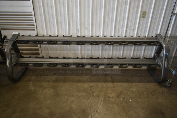 Matrix Gray Metal Dumbbell Rack. - Image 1 of 5