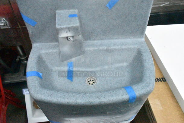 BRAND NEW SCRATCH AND DENT! Lavex Gray Portable Sink - Image 5 of 9