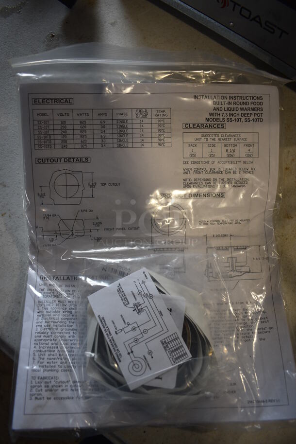 BRAND NEW! Wells Metal Cylindrical Steam Drop In. 12x12x9.5 - Image 4 of 4