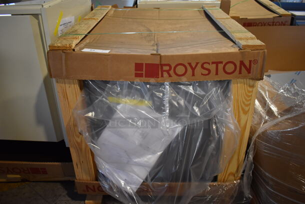 BRAND NEW IN CRATE! Royston 60021507-004 Gray Metal Counter w/ Drop In Bins. 36x29x27 - Image 2 of 5