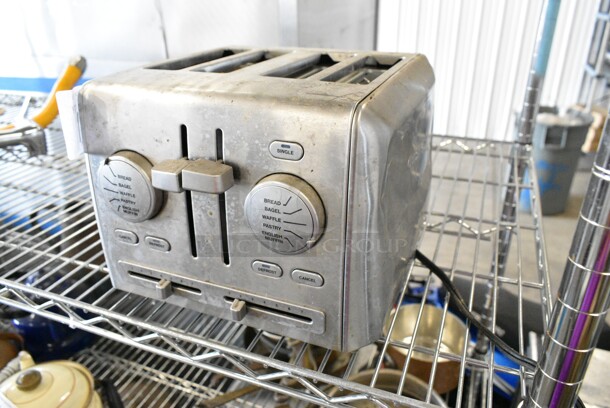 Cuisinart CPT-640 Metal Countertop 4 Slot Toaster. 120 Volts, 1 Phase.  - Image 2 of 5