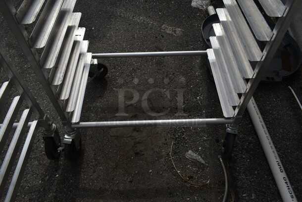 Metal Commercial Pan Transport Rack on Commercial Casters.  - Image 2 of 2