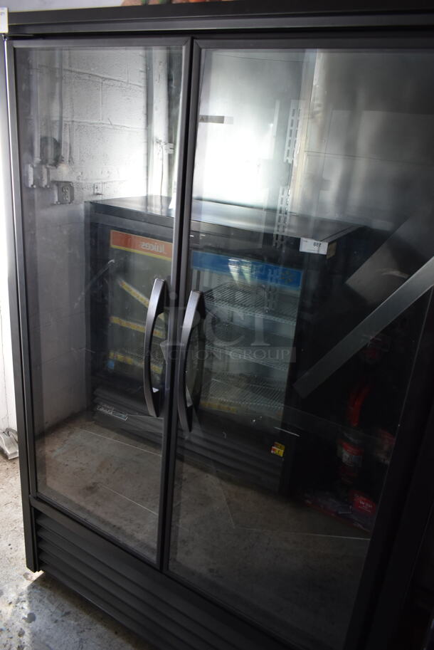2021 True TVM-48SL-HC-VM01 Metal Commercial 2 Door Reach In Cooler Merchandiser w/ Metal Shelf Racks. 115 Volts, 1 Phase. Tested and Working! - Image 3 of 6