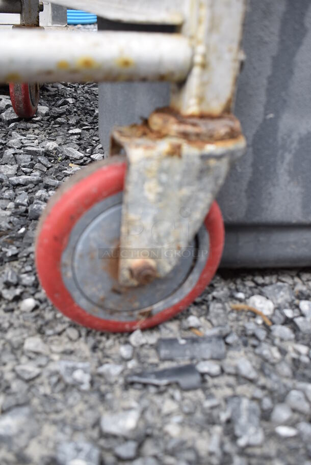 Metal Commercial Pan Transport Rack on Commercial Casters. 21x26x69 - Image 4 of 4