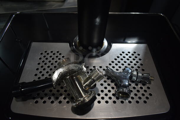 LIKE NEW! Nostalgia KRS-2100 Metal Direct Draw Kegerator w/ Beer Tower, Coupler and Keg on Commercial Casters. 115 Volts, 1 Phase. Tested and Working! - Image 6 of 12