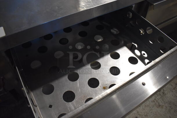 Continental Stainless Steel Commercial 6 Drawer Chef Base on Commercial Casters. 108x35x25. Tested and Working! - Image 3 of 7