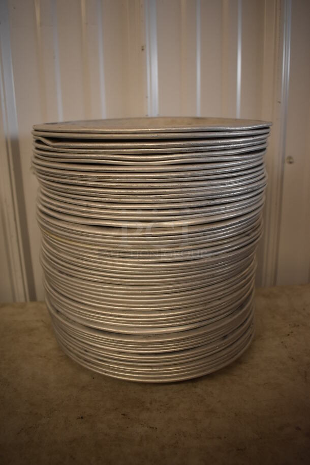 ALL ONE MONEY! Lot of 53 Metal Round Pans. 11x11x1.5 - Image 2 of 5