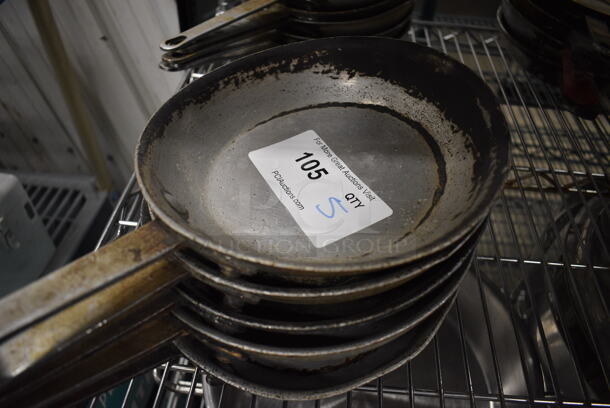 5 Metal Skillets. 14.5x8.5x1.5. 5 Times Your Bid! - Image 2 of 3