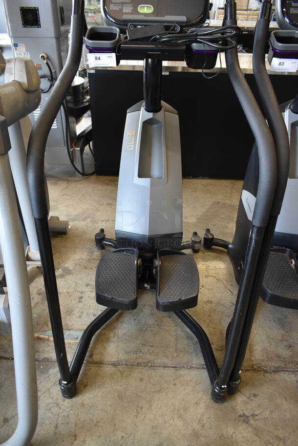 Stair Master Commercial Floor Style Stationary Exercise Stepping Machine w/ Monitor and Heart Rate Handle Grip Monitors and Cup Holders. Tested and Does Not Power On - Image 2 of 5