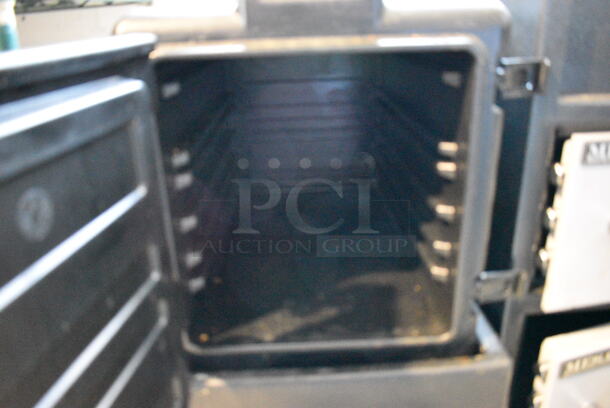 Cambro PC300 Black Poly Insulated Food Catering Case on Black Poly Dolly. 17x26x31 - Image 4 of 8