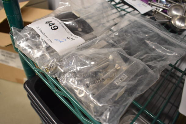 2 Nemco Metal Vegetable Slicer Mounts. 4x3.5x1. 2 Times Your Bid! - Image 2 of 2
