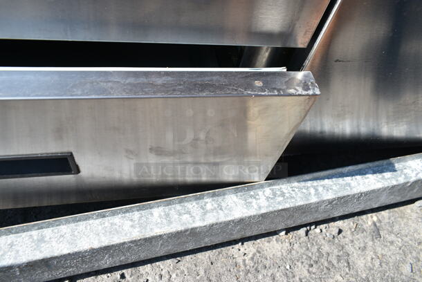 Delfield Stainless Steel Commercial Work Top Cooler w/ 2 Doors and 3 Drawers on Commercial Casters. Cannot Test - Unit Trips Breaker - Image 8 of 8