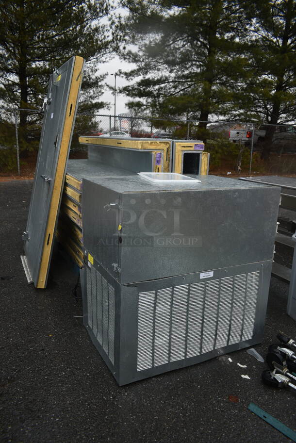 Norlake SELF CONTAINED 10'x14' Walk In Cooler Box w/ Compressor and Norlake CPB075DW 208-230 Volt, 1 Phase Condenser. Information Provided By The Consignor But Not Verified By PCI Auctions. Picture of the Unit Before Removal Is Included In the Listing. - Image 3 of 6
