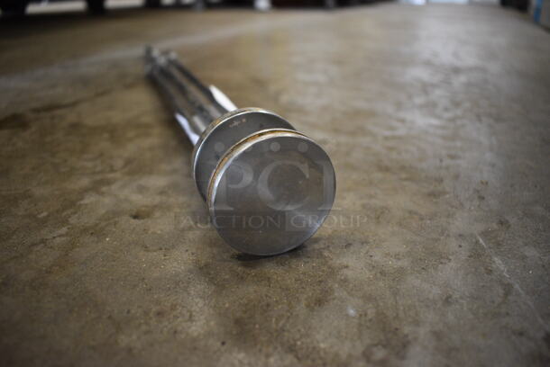Metal Commercial Plunger for Dough Dropper. 2x2x23 - Image 3 of 3