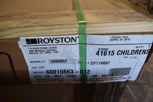 BRAND NEW IN CRATE! Royston 60015663-012 Metal 4 Drawer Cabinet. 24x29x29 - Image 5 of 5