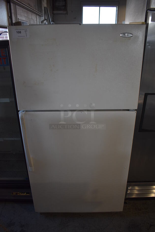 Whirlpool Model W1TXNMFWQ02 Cooler Freezer Combo Unit. 115 Volts, 1 Phase. 33x29x67. Tested and Working!