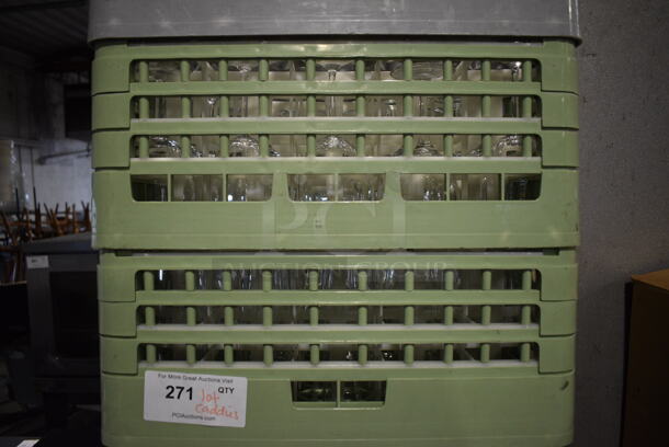 ALL ONE MONEY! Lot of 11 Various Dish Caddies of Various Glasses Including Wine Glasses - Image 6 of 6