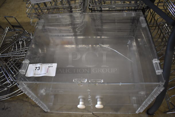 Clear Poly Countertop Dry Display Case Merchandiser. 19x16x14.5 - Image 4 of 5