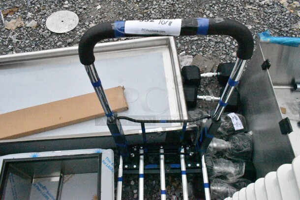Metal Cart on Commercial Casters.  - Image 2 of 6
