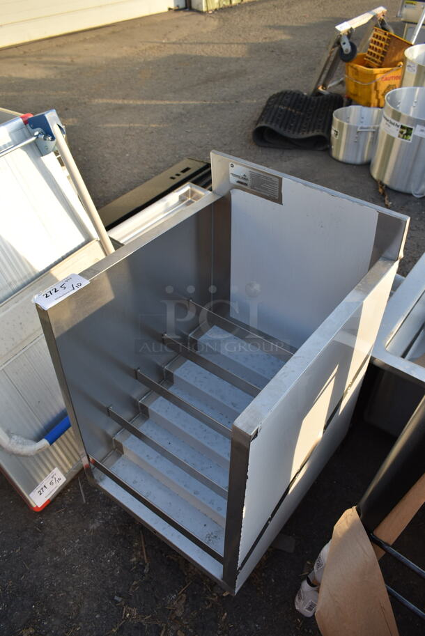 BRAND NEW SCRATCH AND DENT! Advance Tabco CRLR-18 Stainless Steel Liquor Display Cabinet - 18" x 21" - Image 3 of 5