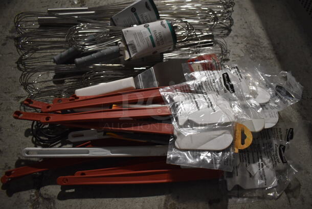 ALL ONE MONEY! Crate of Various BRAND NEW Items Including Whisks and Poly Spatulas - Image 4 of 7