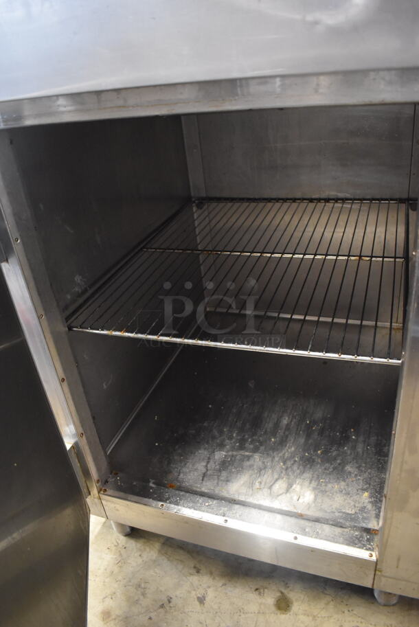 Traulsen RLT132WUT-HHS Stainless Steel Commercial 2 Half Size Door Reach In Freezer. 115 Volts, 1 Phase. 30x35x83. Tested and Working! - Image 4 of 6