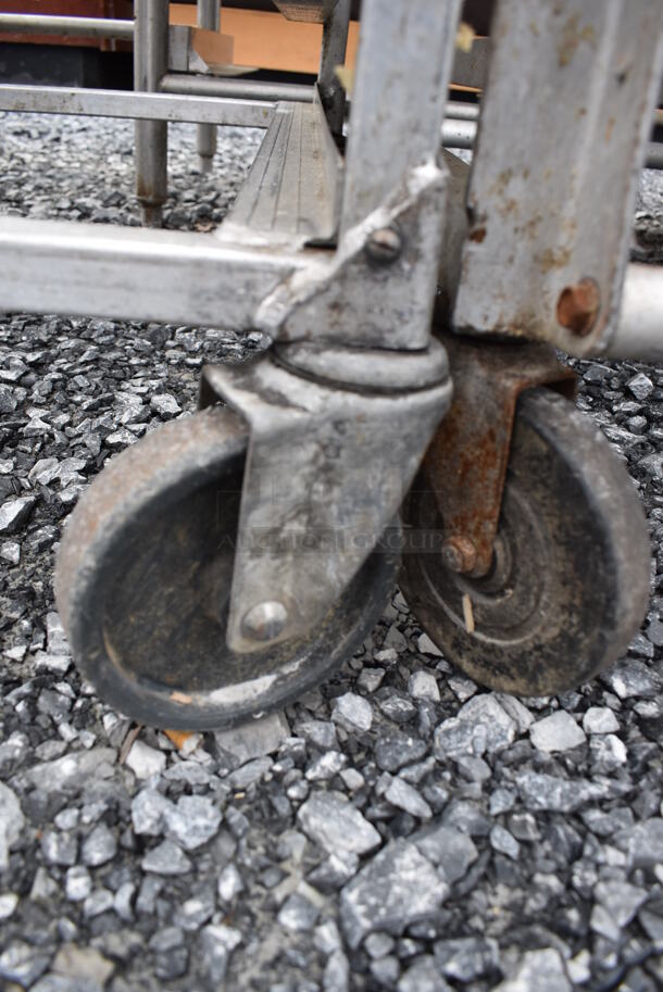 Metal Commercial Pan Transport Rack on Commercial Casters. 21x26x70 - Image 4 of 4