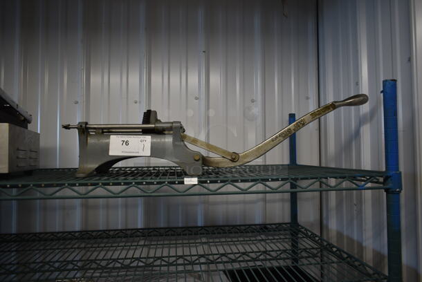 Metal Commercial Countertop French Fry Cutter. - Image 3 of 4