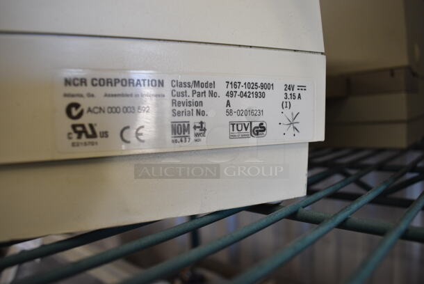 2 NCR Model 7167-1025-9001 Receipt Printers. 7.5x12.5x7. 2 Times Your Bid! - Image 5 of 5