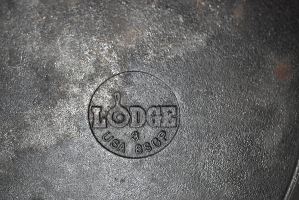 ALL ONE MONEY! Lot of Clear Poly Salad Spinner, Steak Fork, Spatula, Tongs and Lodge Cast Iron Skillet. - Image 9 of 9