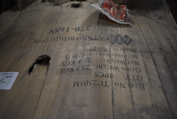 5 BRAND NEW IN BOX! Metal Table Bases Without Feet. 7.5x7.5x26. 5 Times Your Bid! - Image 5 of 5