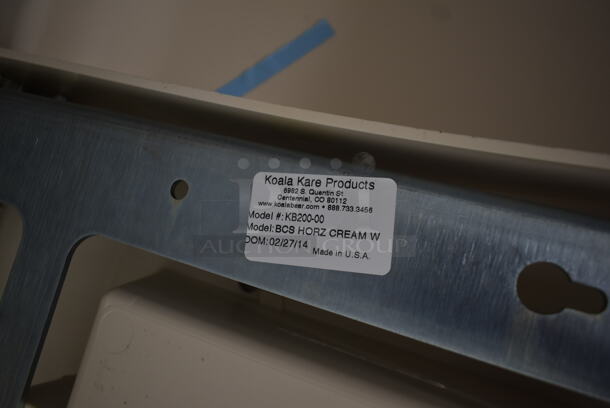 BRAND NEW IN BOX! Koala Kare KB200-00 Gray Poly Wall Mount Diaper Changing Station. - Image 7 of 7