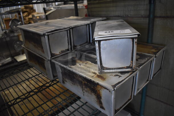 10 Metal Single Loaf Baking Pans w/ Lids. 5.5x14x5. 10 Times Your Bid! - Image 3 of 4