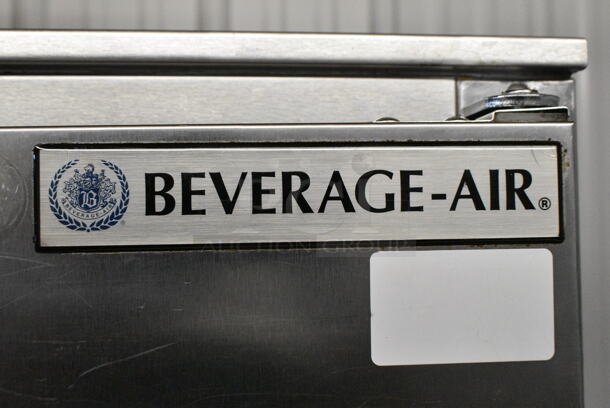 Beverage Air UCR34Y-17 Stainless Steel Commercial 2 Door Undercounter Cooler. 115 Volts, 1 Phase. Tested and Working! - Image 2 of 6