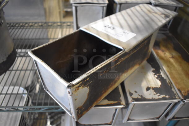 10 Metal Single Loaf Baking Pans w/ Lids. 5.5x14x5. 10 Times Your Bid! - Image 4 of 4