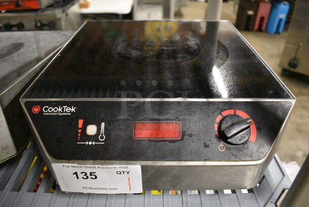 CookTek Model MC3500 Stainless Steel Commercial Countertop Single Burner Induction Range. 208-240 Volts, 1 Phase. 14x17x5