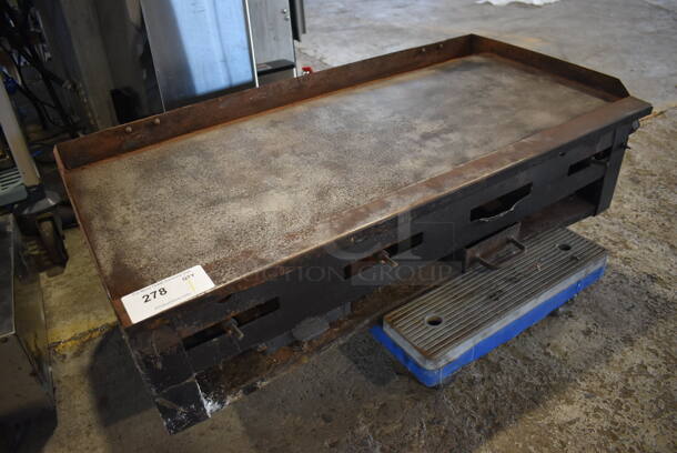 Metal Commercial Countertop Gas Powered Flat Top Griddle. 40.5x20x12 - Image 2 of 5