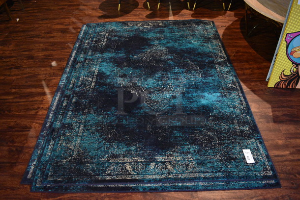 4 Antika Medallion Navy Area Rugs. 82x56. 4 Times Your Bid! (lounge) - Image 1 of 5