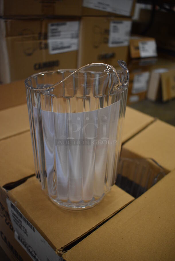 ALL ONE MONEY! Lot of 60 BRAND NEW IN BOX! Cambro Poly Clear Pitchers. 7x5.5x8.5 - Image 2 of 3